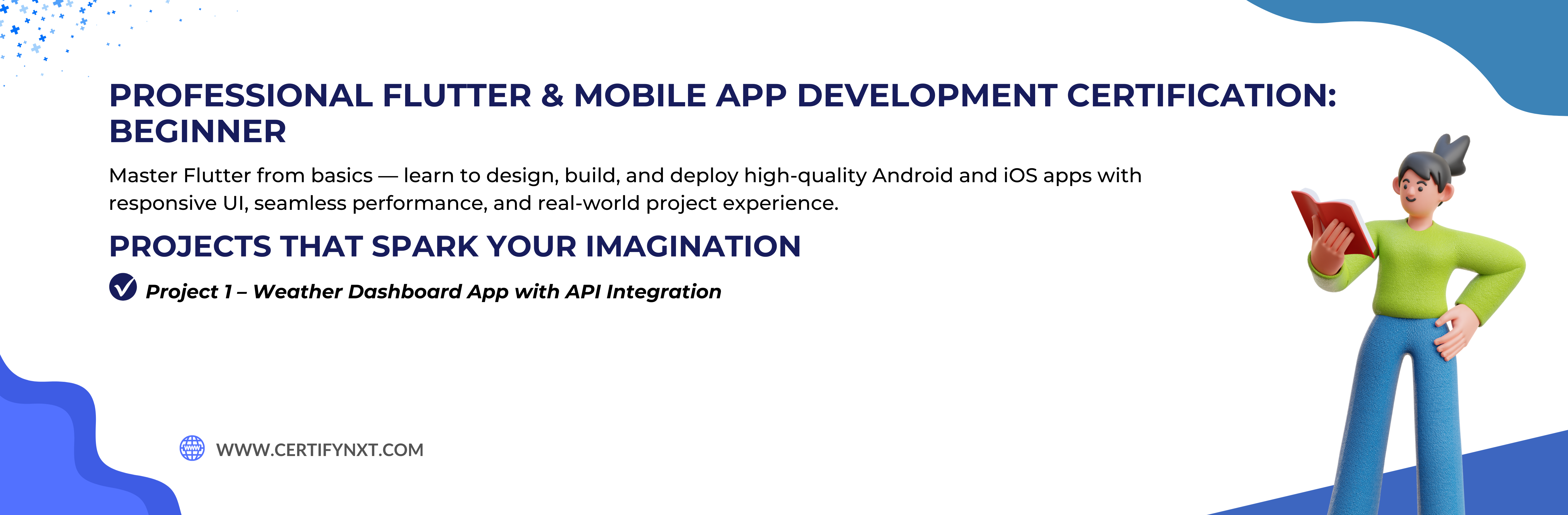 Professional Flutter & Mobile App Development Certification: Beginner